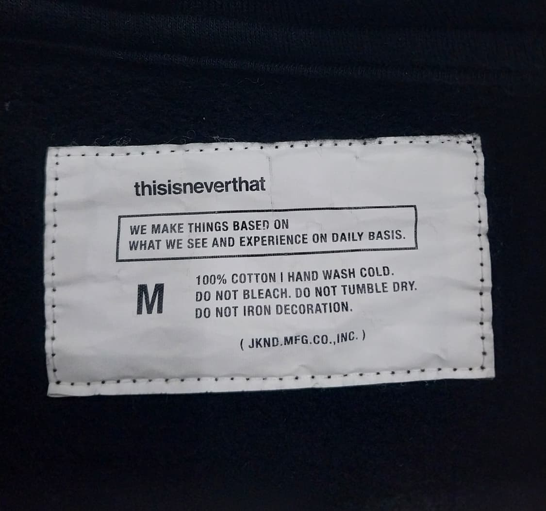 디스이즈네버댓 맨투맨 M 상품이미지3