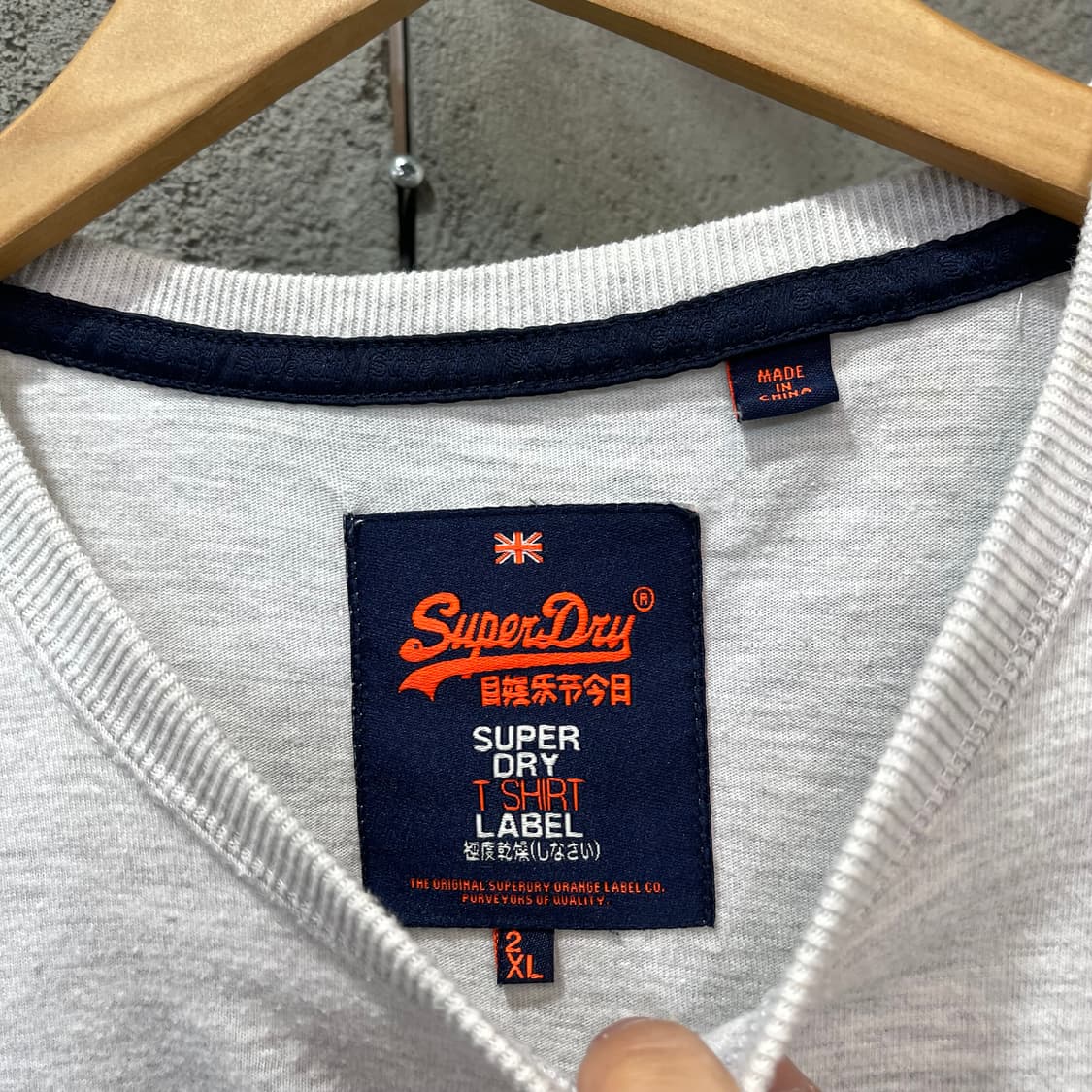 슈퍼드라이 헤리티지 릴렉스 컬리지 티셔츠 2XL 상품이미지7