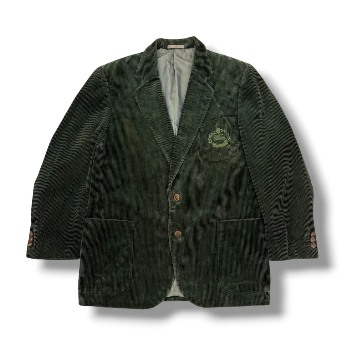 버버리 딥그린 카키 코듀로이 블레이저 자켓 상품이미지1