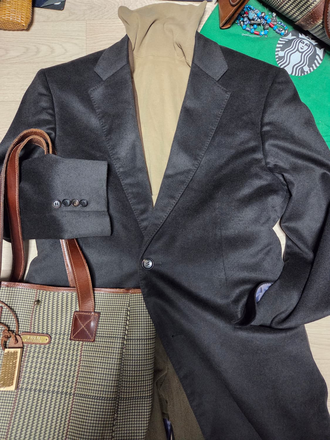 DURBAN 캐시미어 100 코트 체스터필드 싱글 상품이미지3