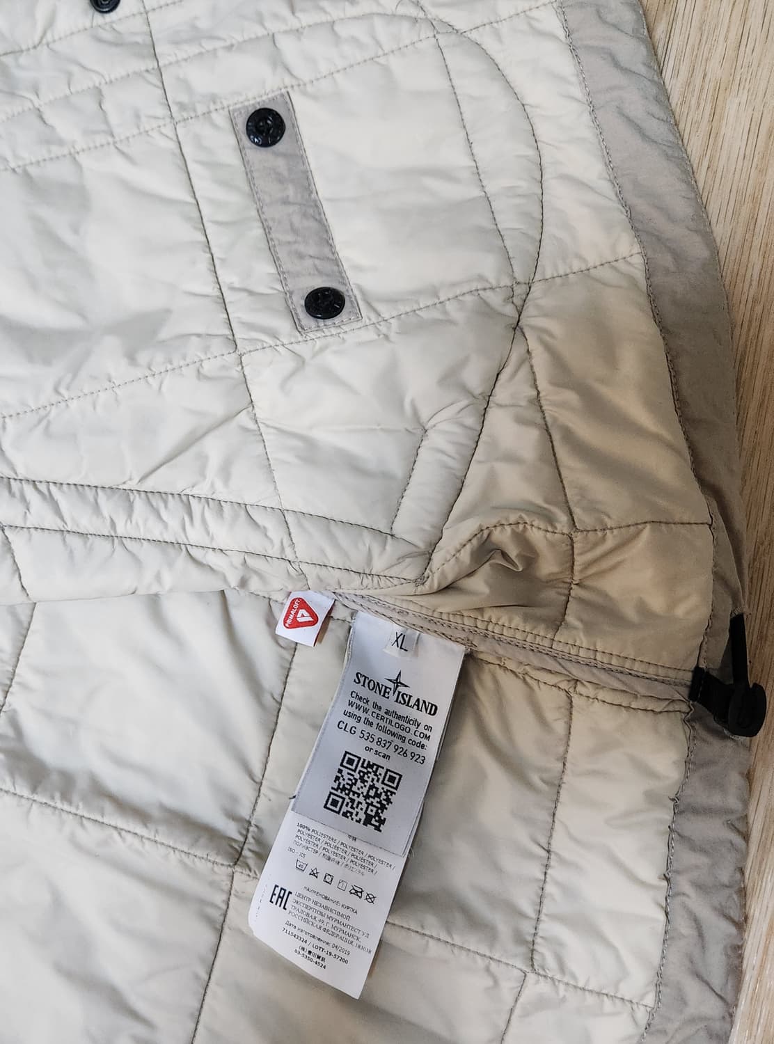 [정품] 스톤아일랜드 프리마로프트 자켓 XL (남여공용) 새상품급 한정판 상품이미지6