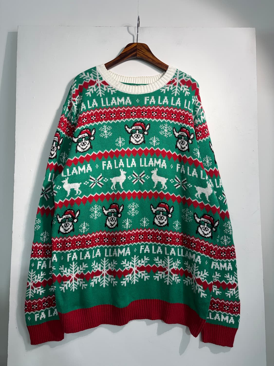 U.S.A. 크리스마스 어글리니트 XL (코튼60%) 어글리스웨터 상품이미지1