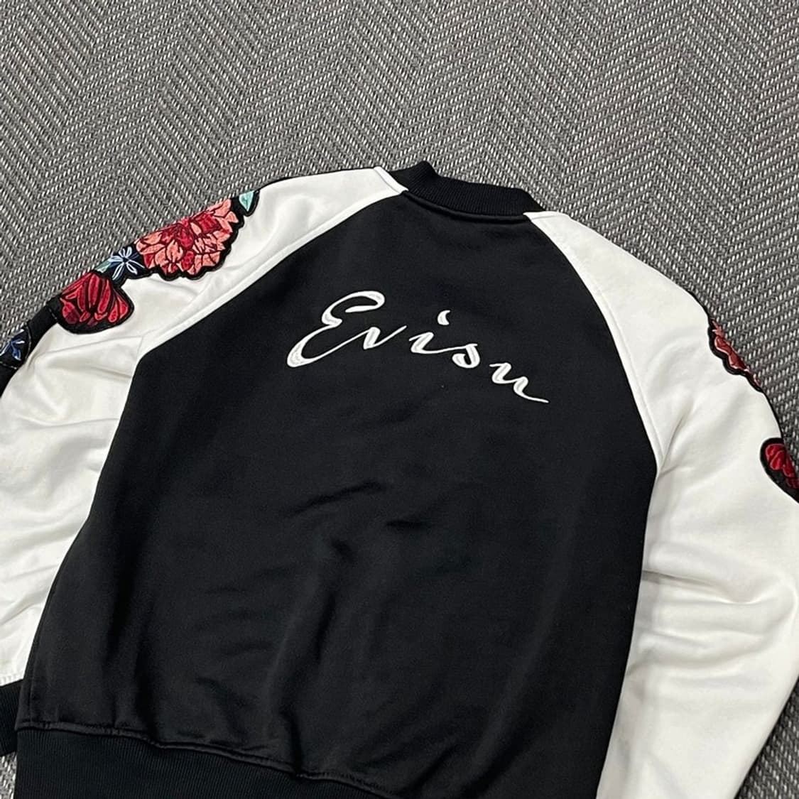 에비수 플라워 패치 블루종 v0128 상품이미지4