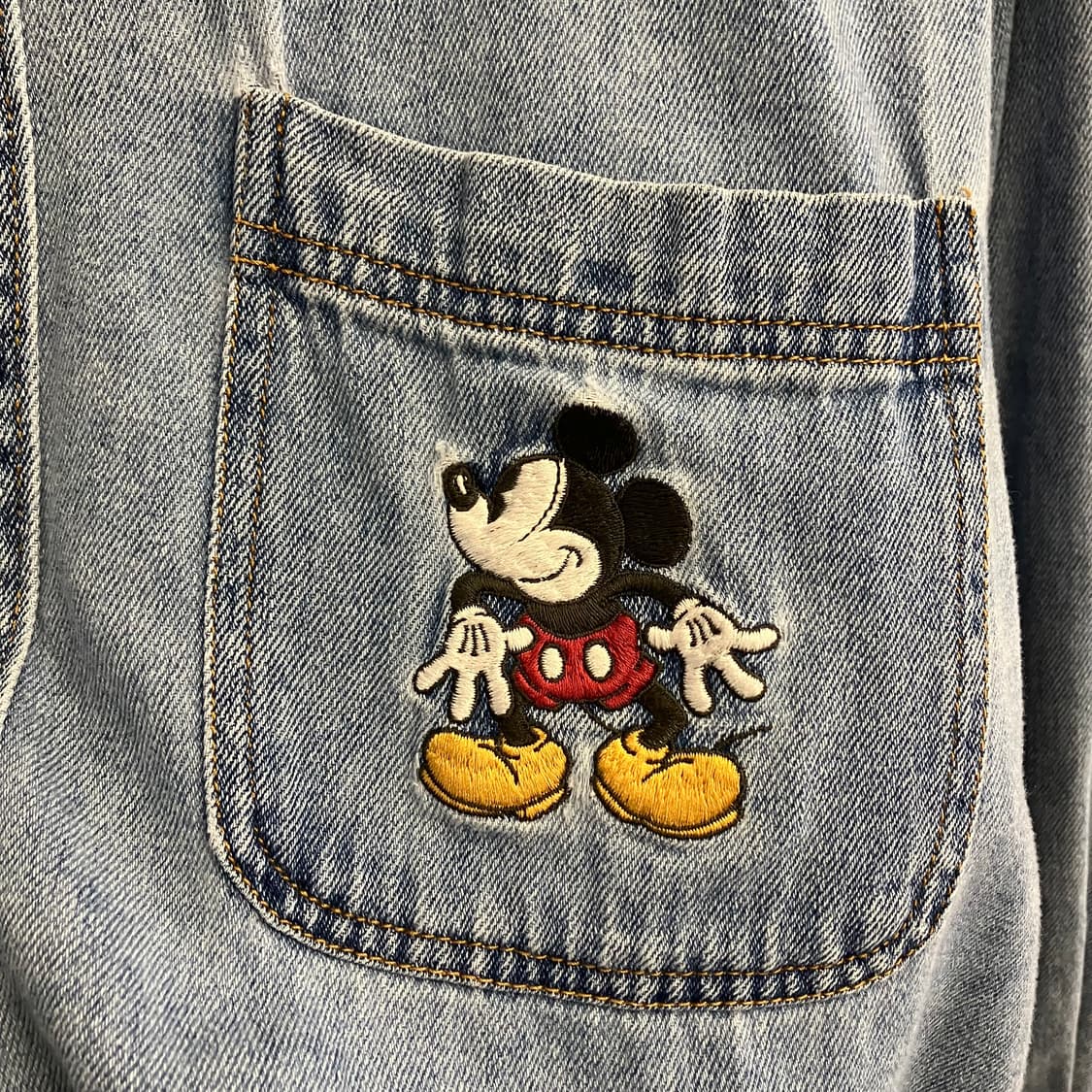 N26 90s 디즈니 미키마우스 데님 청셔츠 상품이미지1