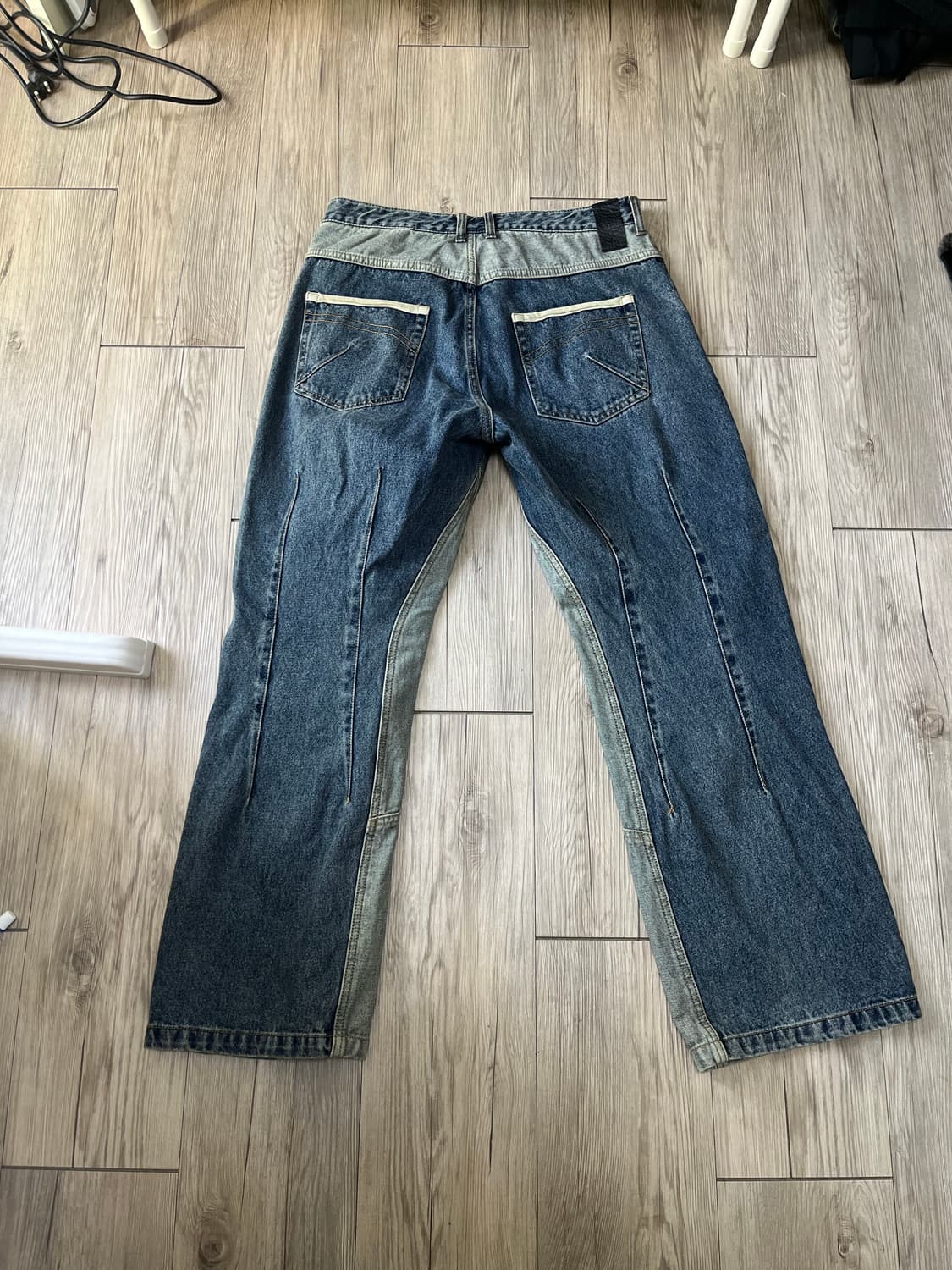 etce 커브드 패널 데님팬츠 상품이미지5