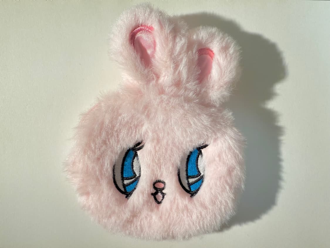 연분홍 핑크 토끼 캐릭터 인형 파우치 키링 상품이미지1