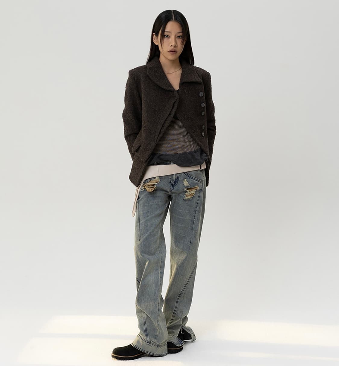 미스치프 ANATOMIE JEAN_BLUE GREY  상품이미지2