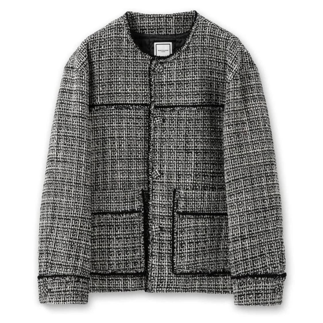 24FW 우영미 멀티 트위드 자켓 50 (택,옷걸이 풀셋⭕️) 상품이미지8