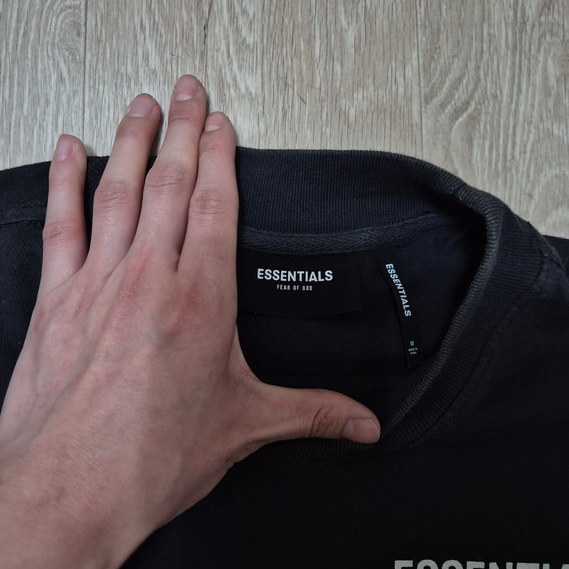 피어오브갓 에센셜 빅프린팅 롱슬리브 긴팔티셔츠 M(95) 상품이미지6