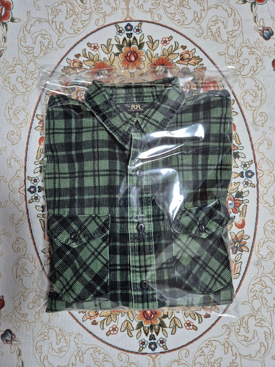 폴로 더블알엘 코듀로이 체크 셔츠/M 상품이미지10