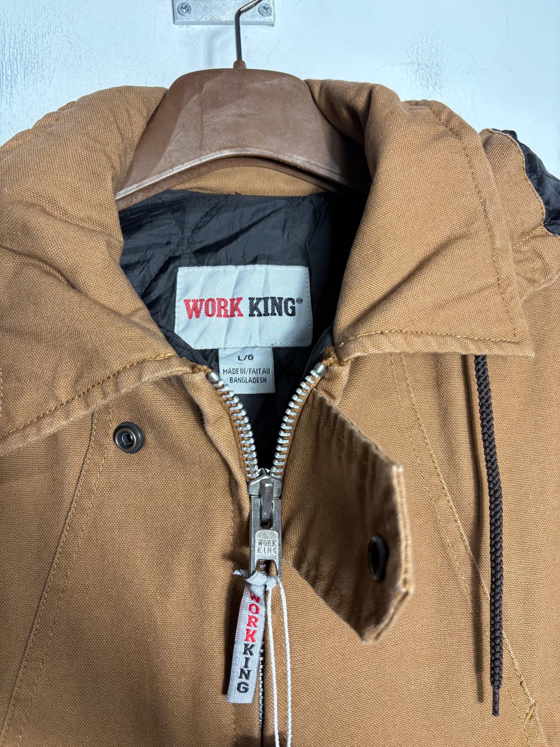 Work king 워크킹 패딩 안감 워크 후드 자켓 상품이미지4