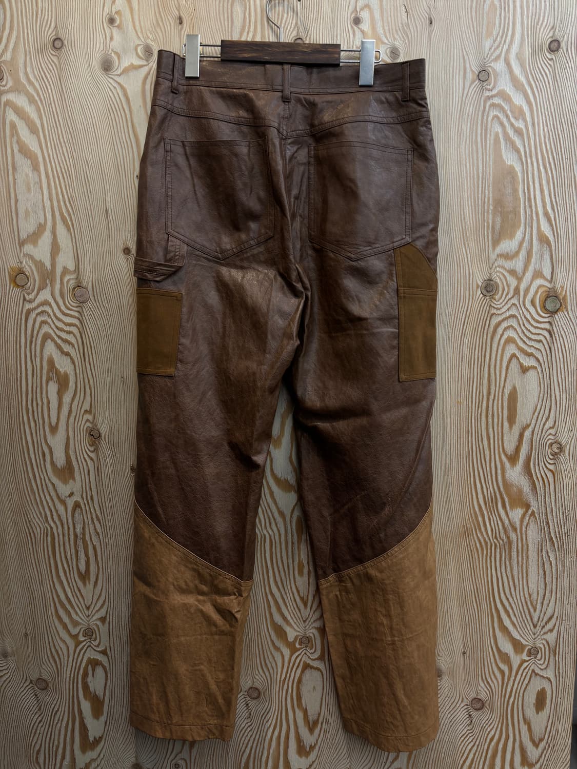 앤더슨벨 레더 패치워크 팬츠 상품이미지3