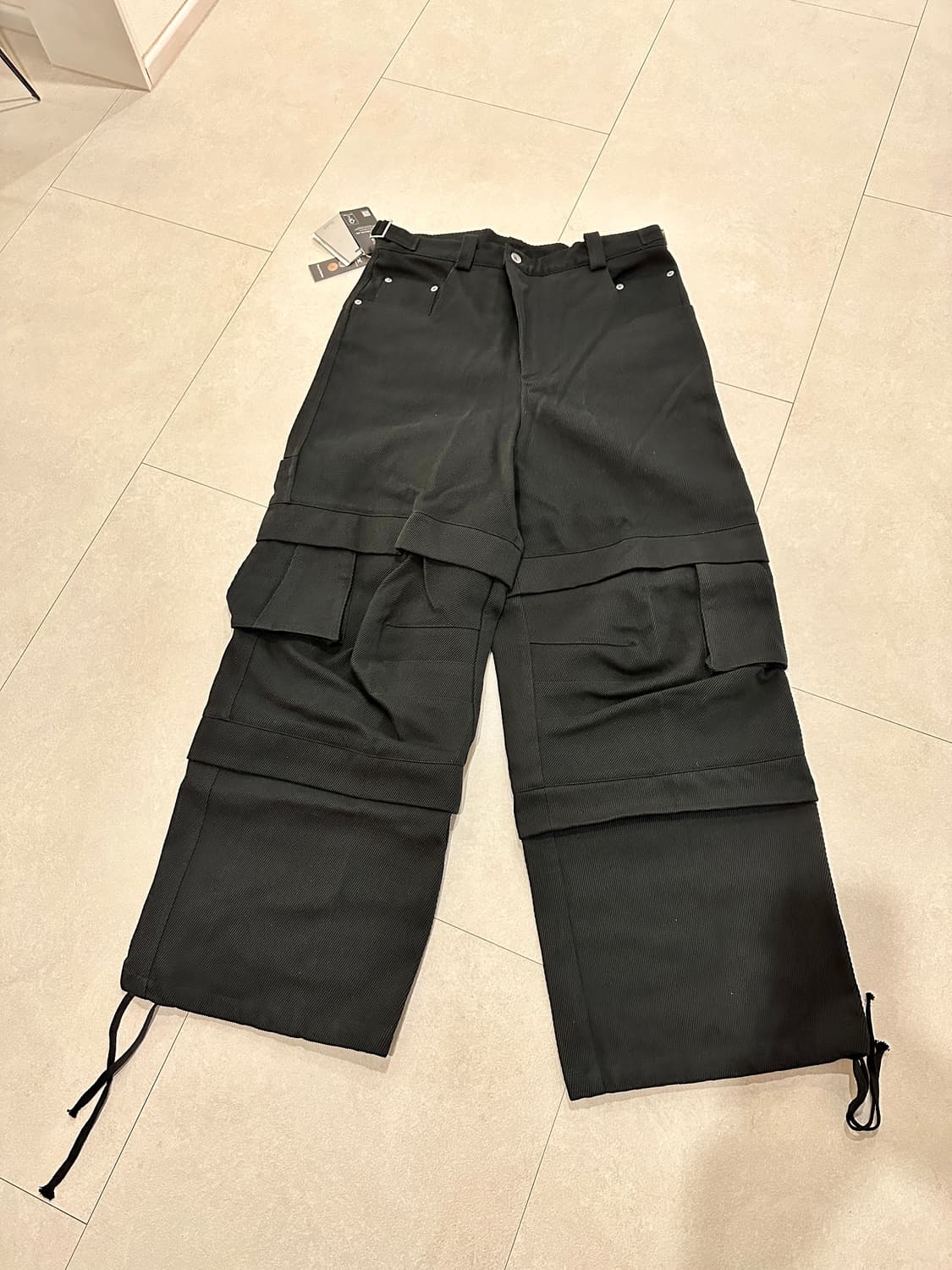 카미엔 타이탄 배기팬츠 블랙 [2사이즈] 상품이미지1