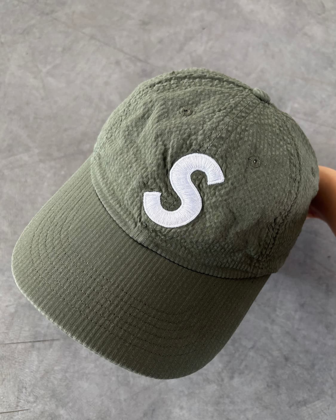 Supreme 슈프림 시어서커 S 로고 캡 상품이미지2