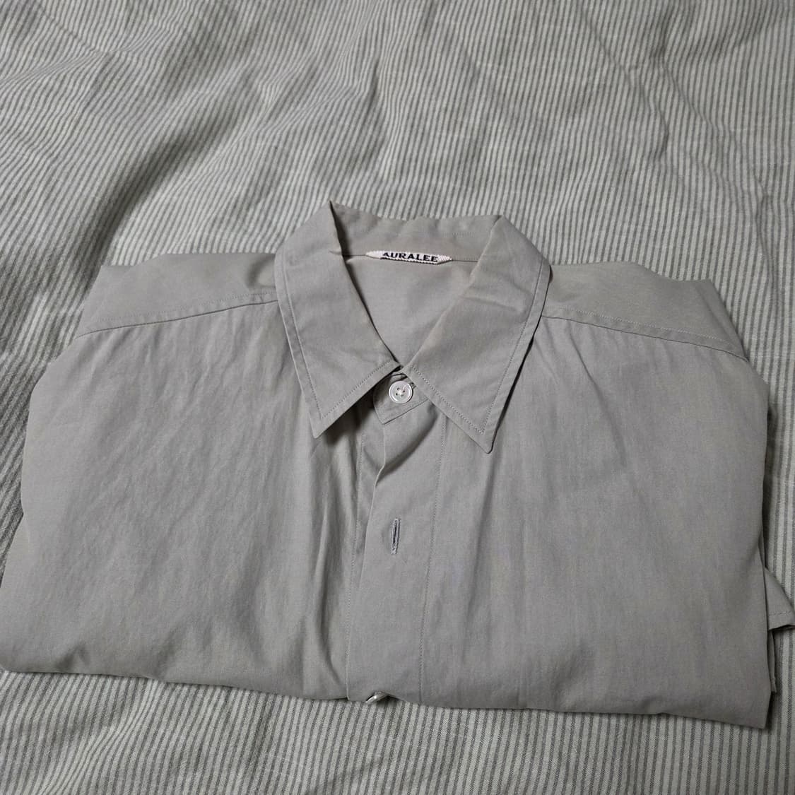 오라리 빅포켓 셔츠 그린 4사이즈 상품이미지6