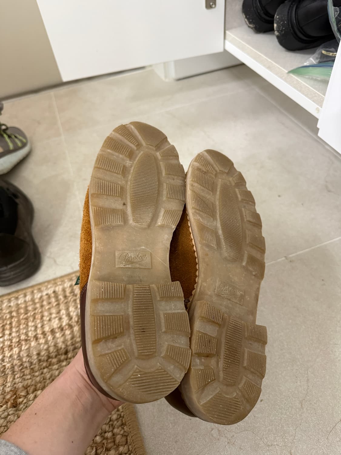 파라부트 미카엘 eu 41.5 엔지니어드 가먼츠 콜라보 위스키 색상 팝니 상품이미지5