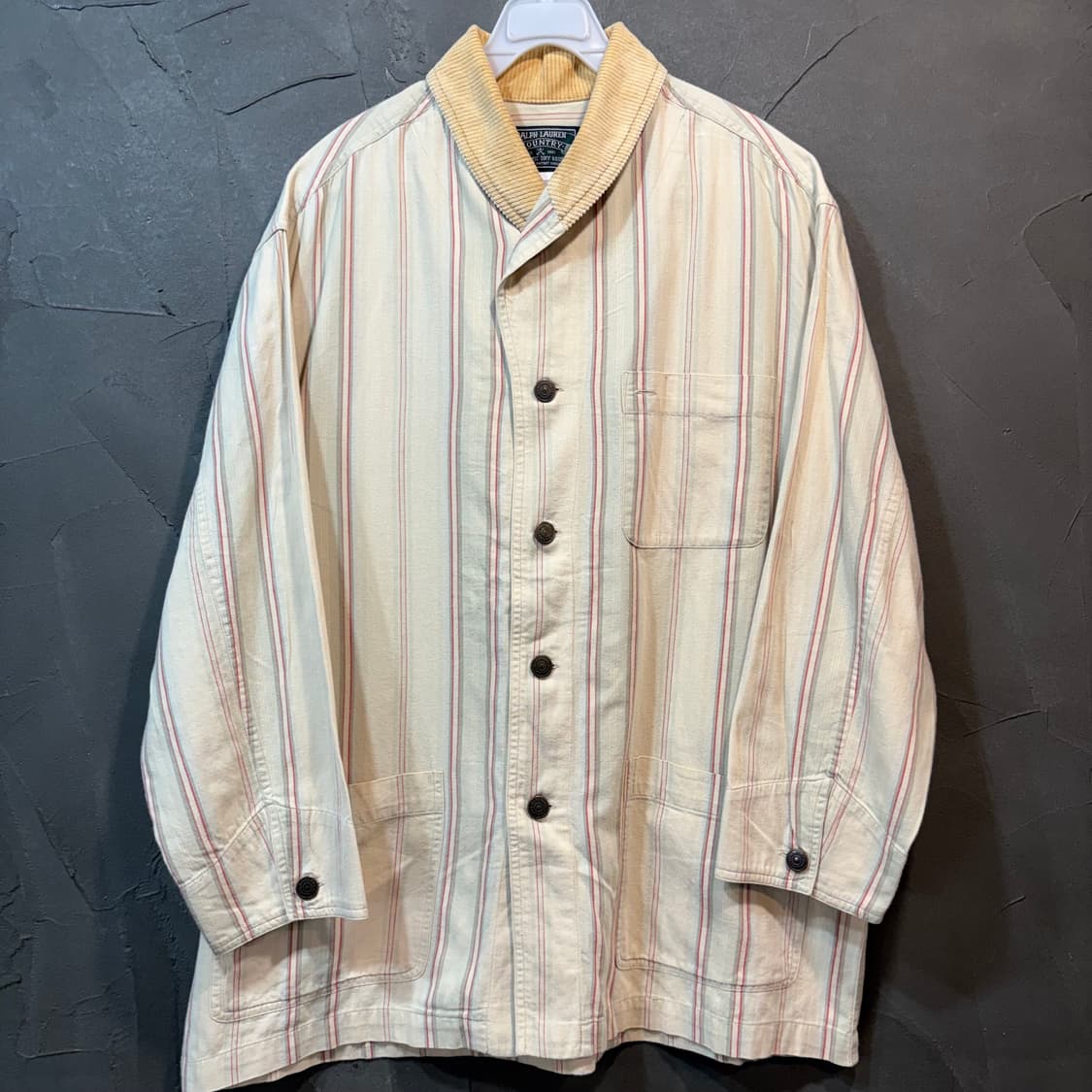 [66] POLO 폴로 컨트리 90‘s 빈티지 스트라이프 셔츠 상품이미지1