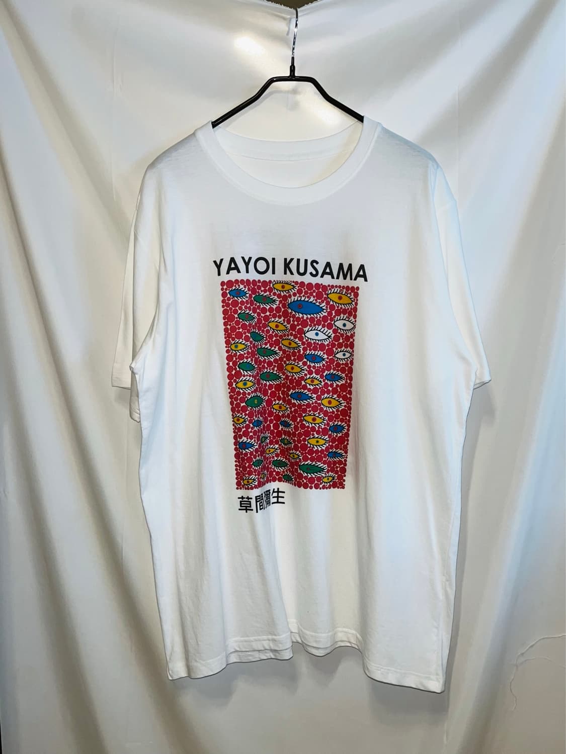 Kusama Yayoi 쿠사마 야요이 도트 아이즈 아트 반팔 티셔츠  상품이미지1