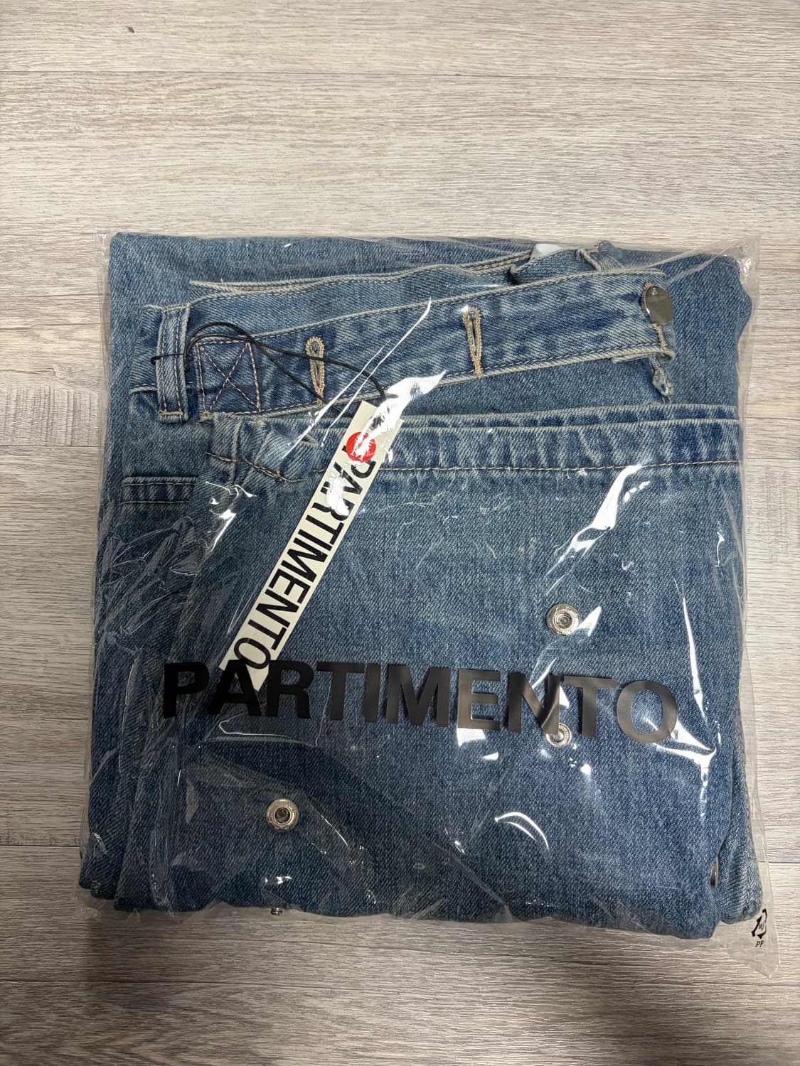 파르티멘토 우먼 신치백 라운딩 진 미드 블루 M 상품이미지4