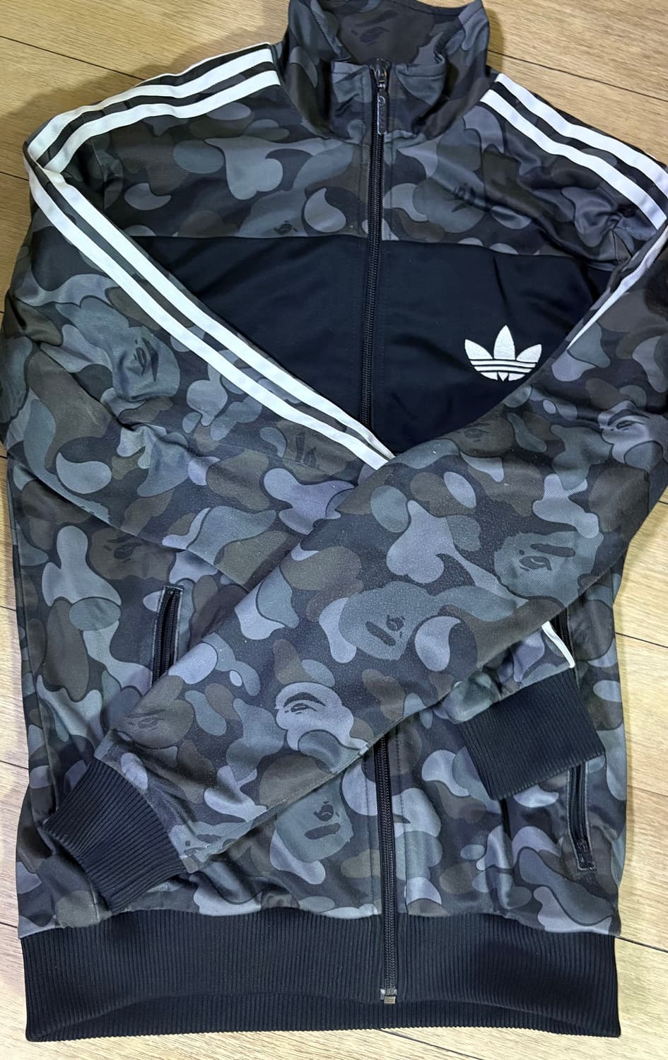 (유일매물)베이프 아디다스 흑계 콜라보져지 판매 상품이미지2