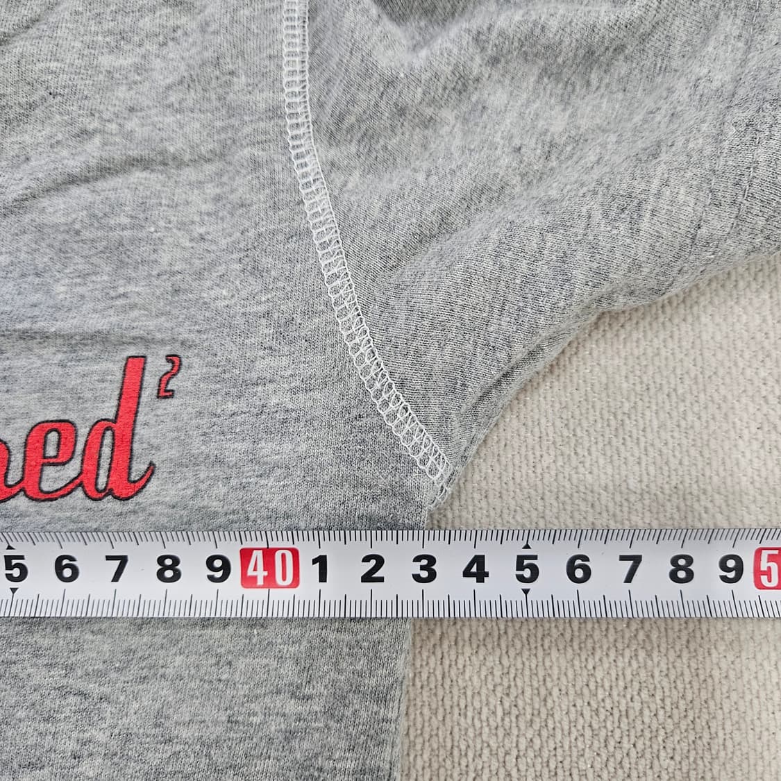 L 디스퀘어드2 스몰로고 브이넥 반팔티 0604Y2 상품이미지5