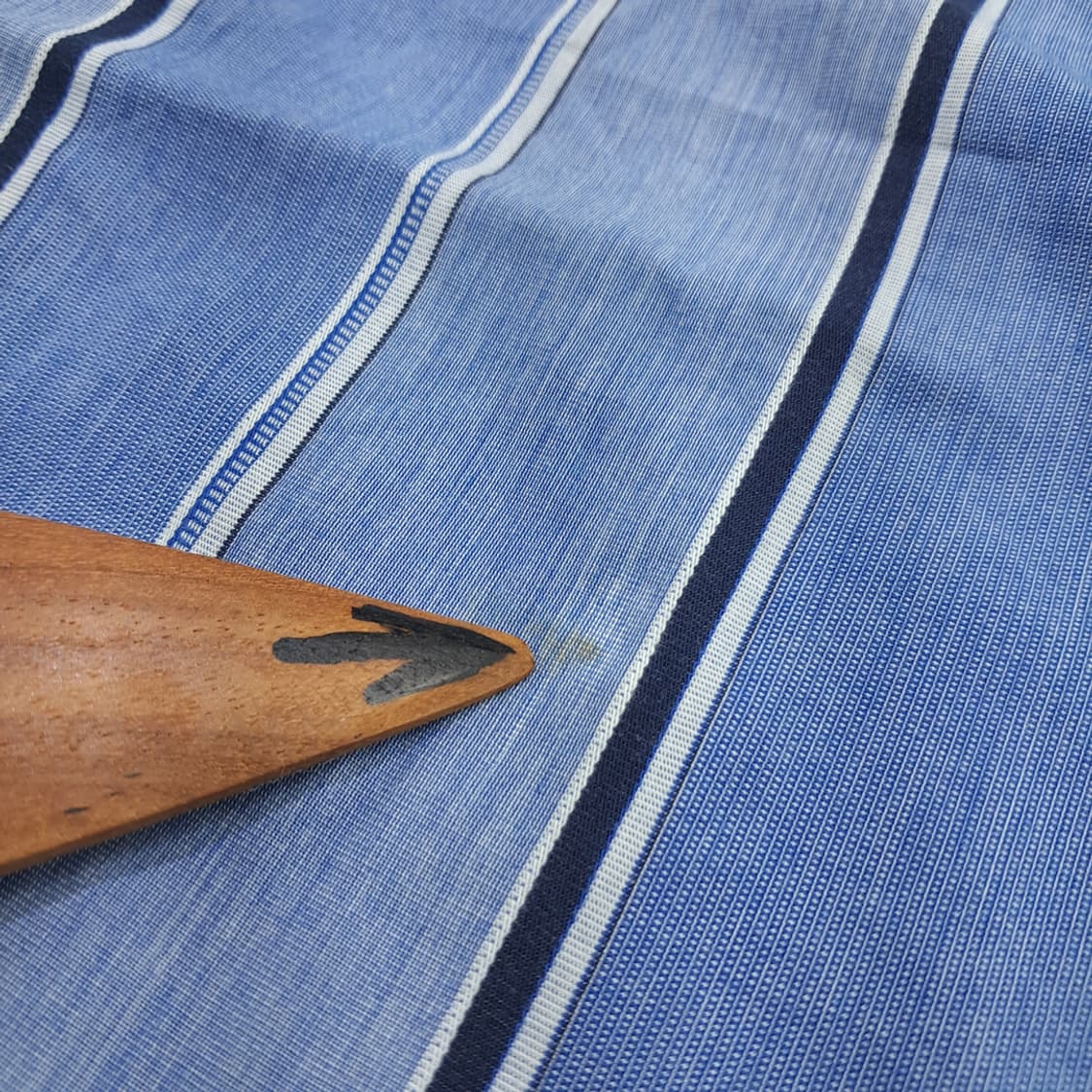 CN682 M LEE 리 올드스쿨 블루 스트라이프 긴팔 셔츠 남방 상품이미지9