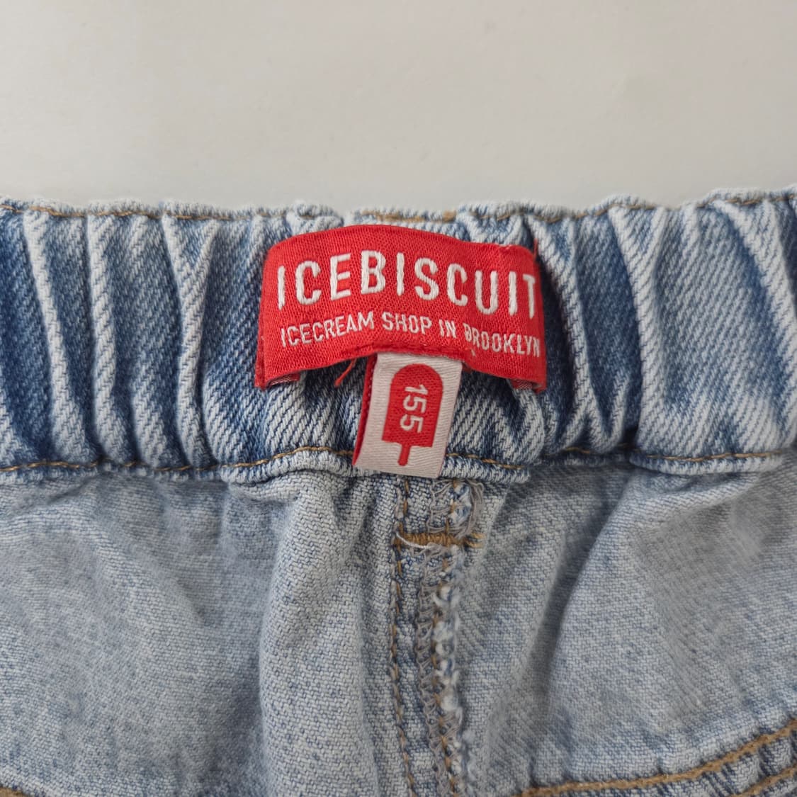 아이스비스킷 키즈 데님 반바지 155  상품이미지5