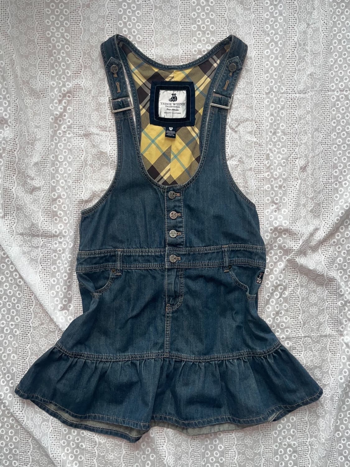 Teenie Weenie Denim suspender dress 상품이미지1