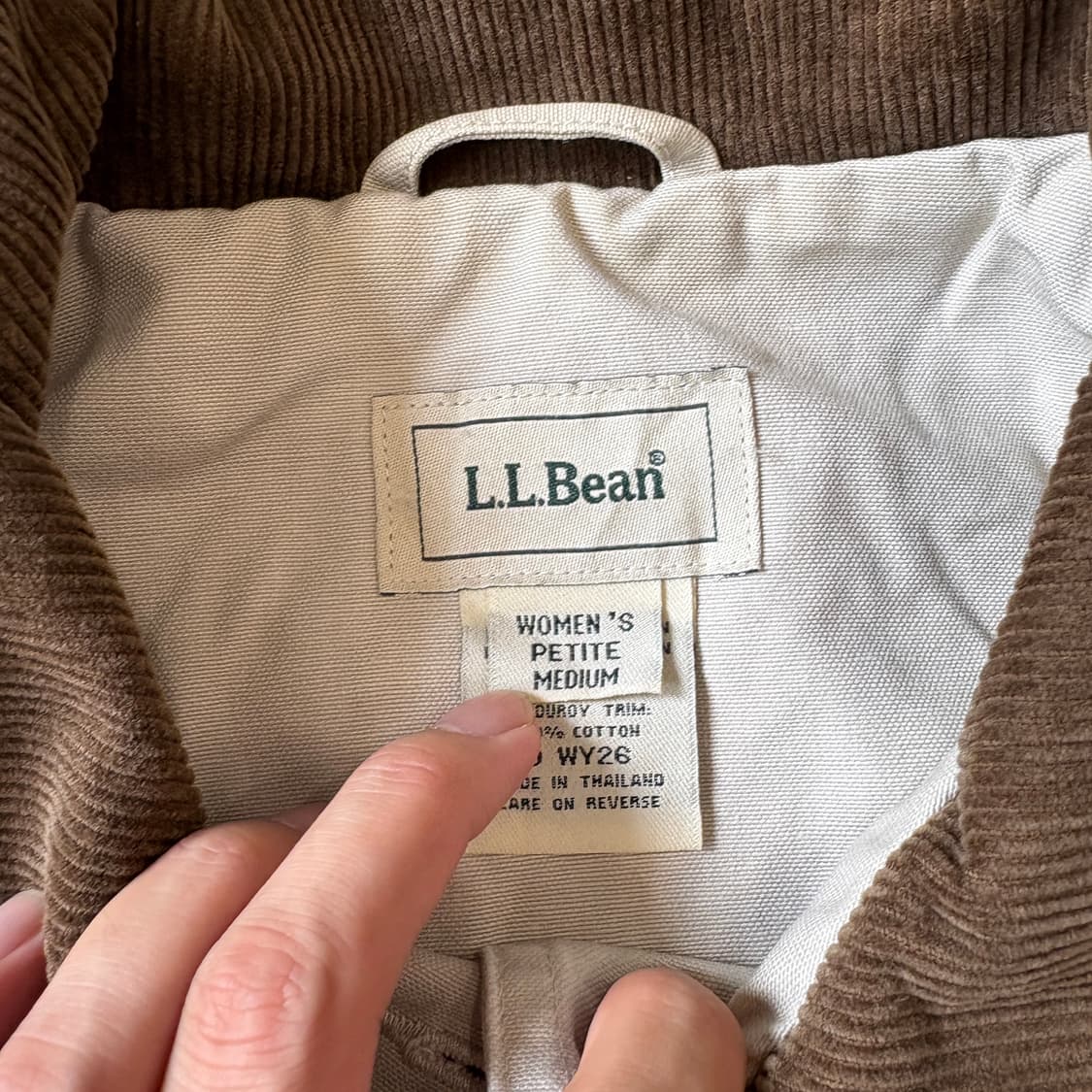 L.L.bean 정품 엘엘빈 아이보리 헌팅 자켓 상품이미지3