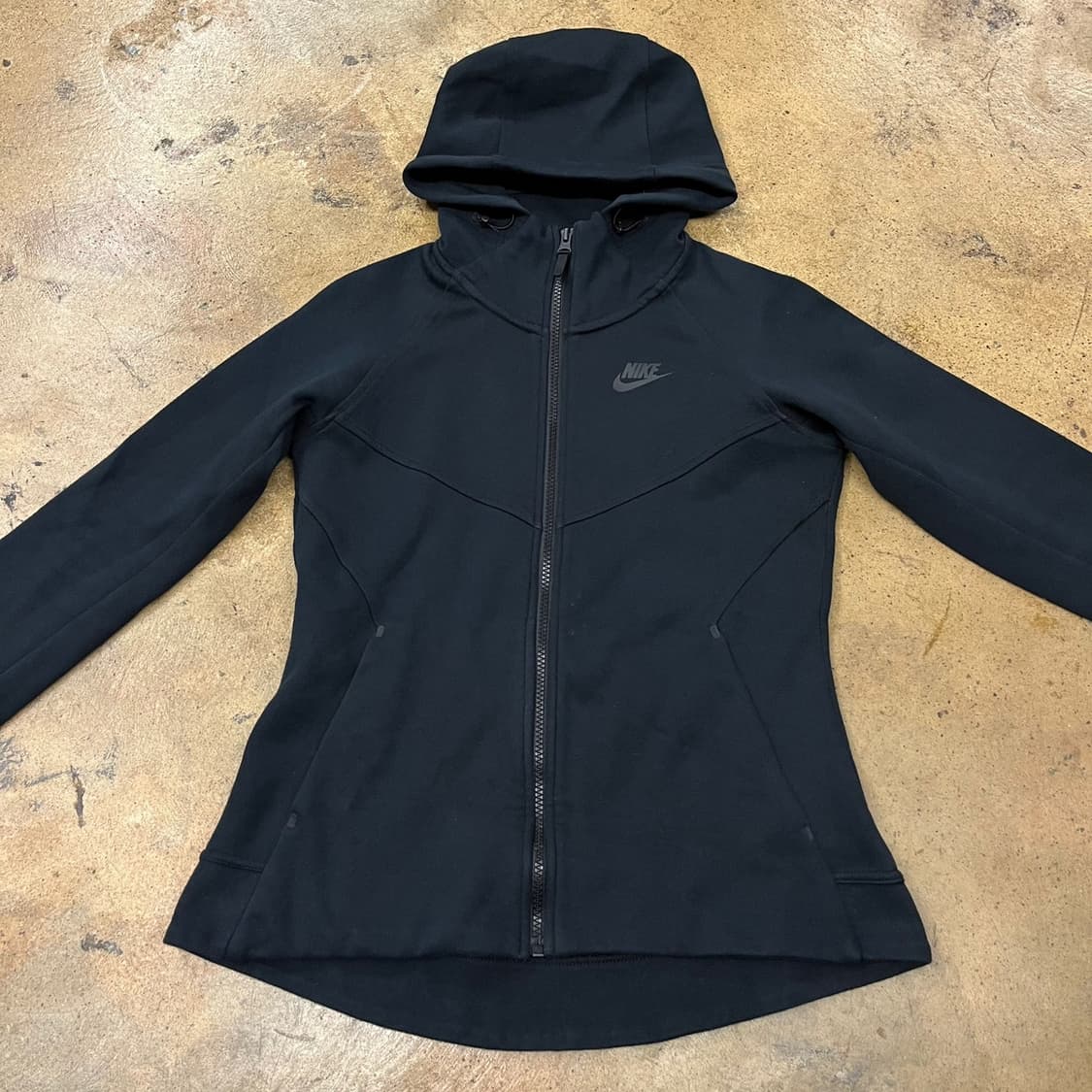 [정품/M] 나이키 테크 플리스 블랙 후드집업 b15 상품이미지3