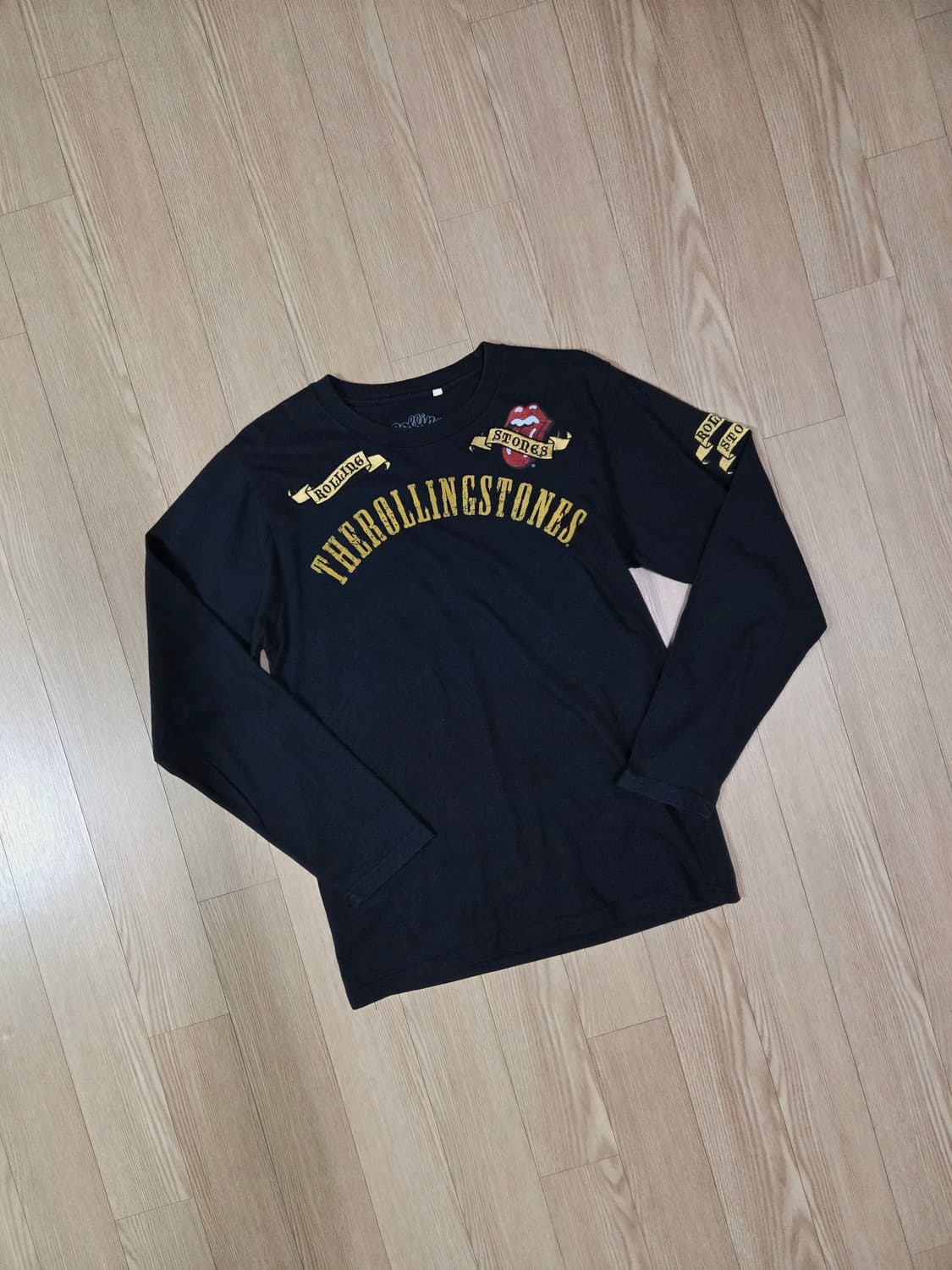 롤링스톤즈 블랙 롱 슬리브 티셔츠 상품이미지2