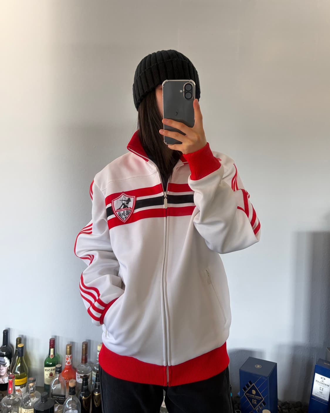 [L]아디다스 이집트 자말렉 화이트 트랙탑 져지 상품이미지1