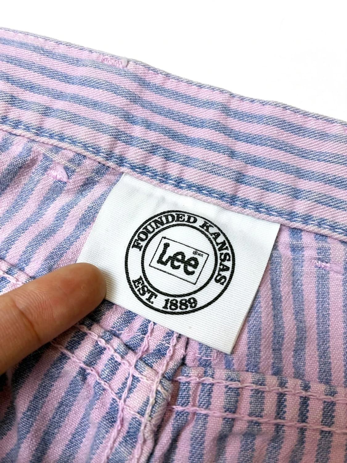 Lee 리 00's USA 테이퍼드핏 스트라이프 데님 팬츠 PN5678 상품이미지8