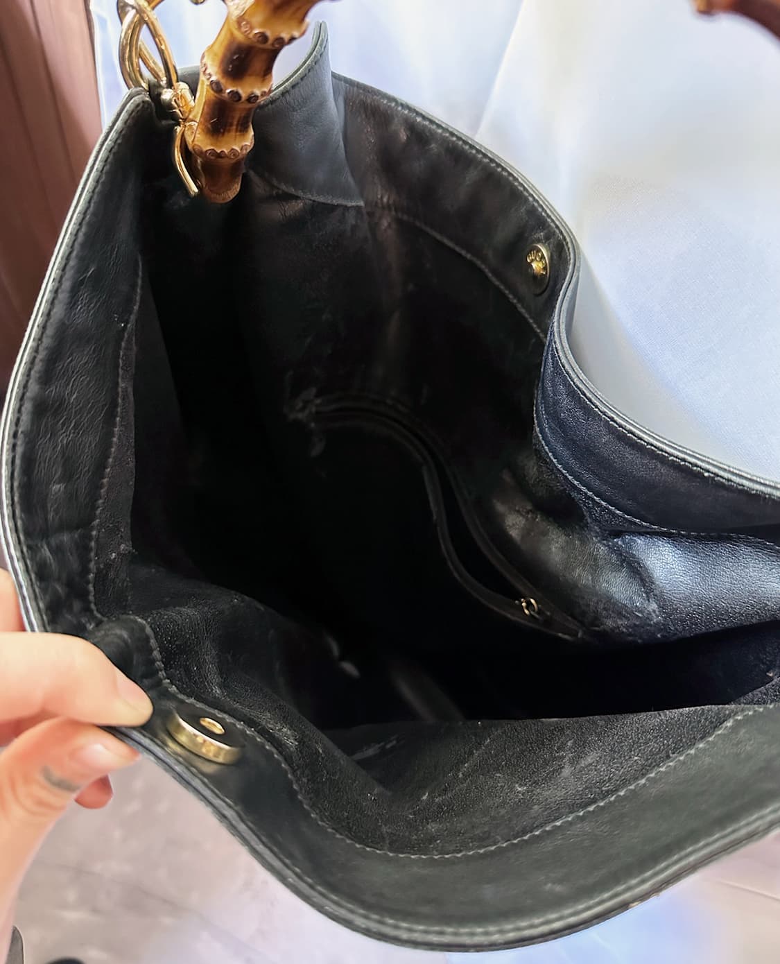 GUCCI leather bamboo bag 상품이미지10