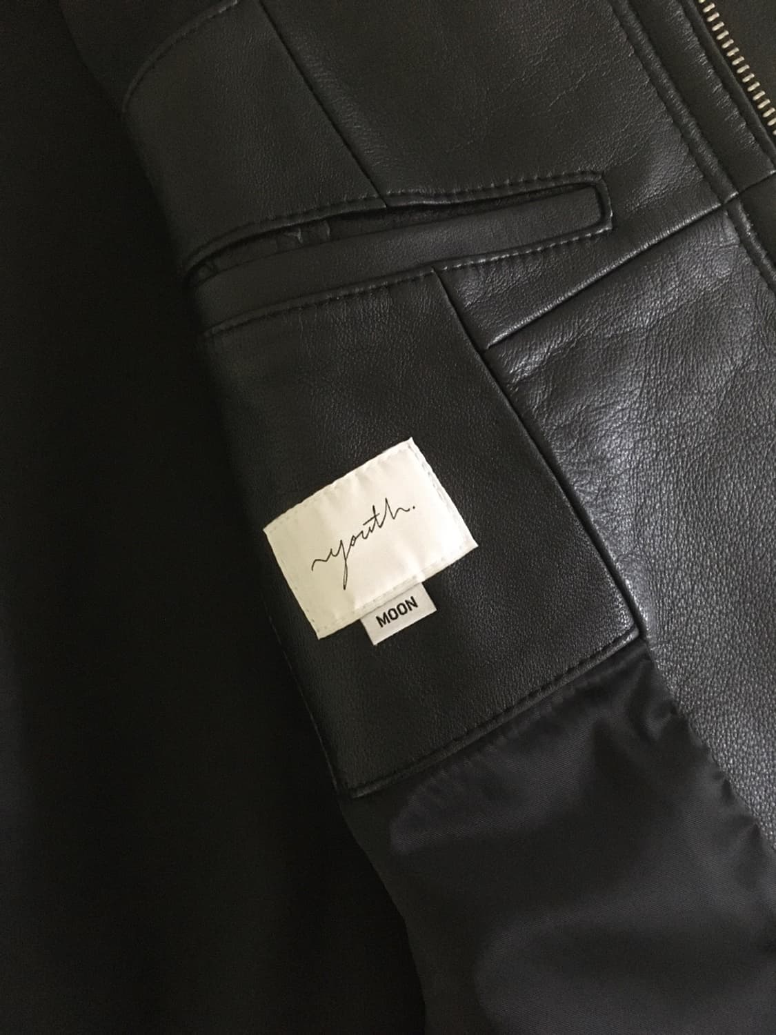 [M] 유스 레더 봄버 YOUTH Leather Bomber 상품이미지7