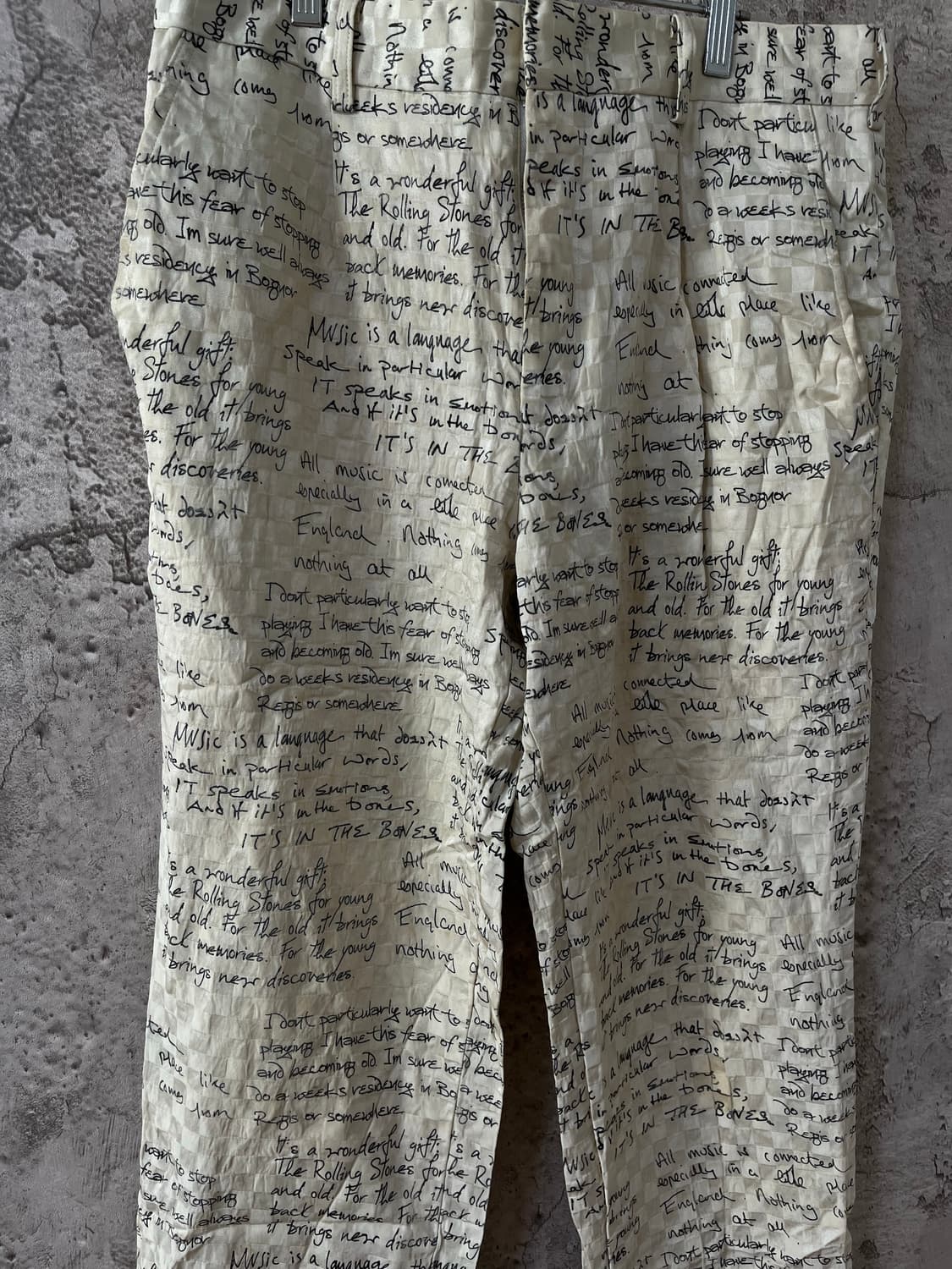 꼼데가르송 옴므 플러스 “Music Is a Language” 바지 상품이미지4