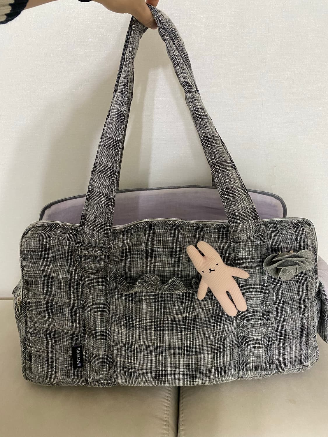 강아지 가방 바비아나 아지백큐브 상품이미지1