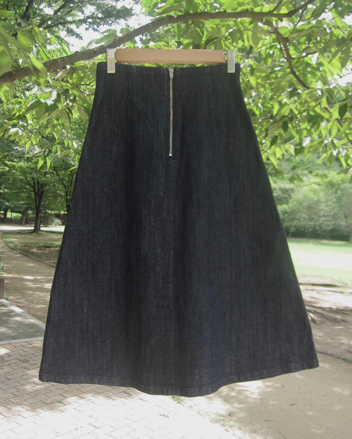 vintage denim skirt 상품이미지4