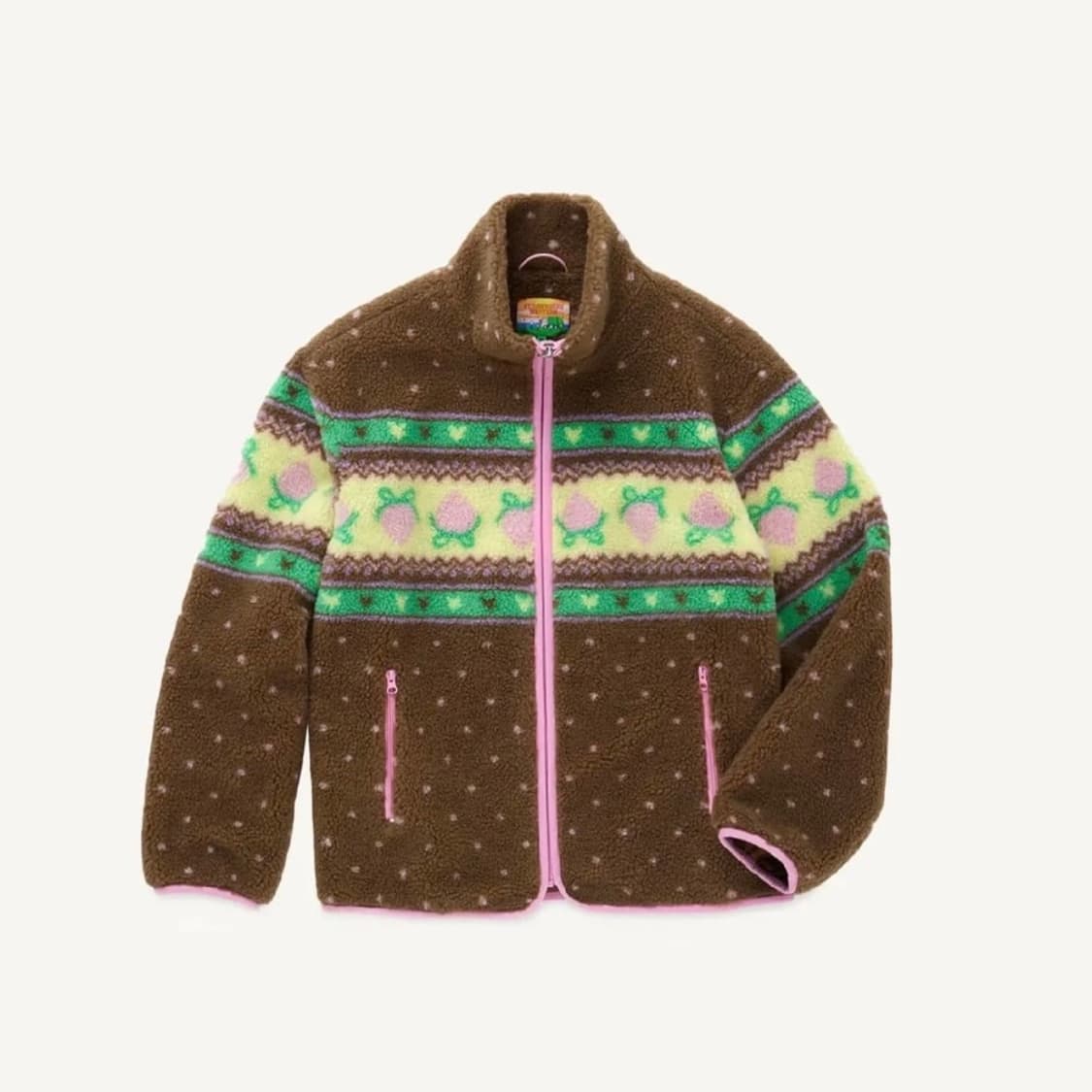 Strawberry western Choco Sherpa Jacket 상품이미지2