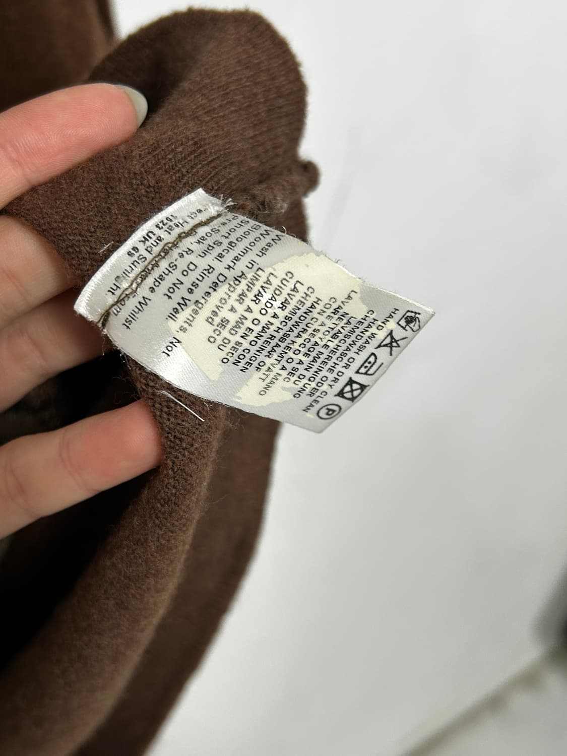 버버리 아가일 가디건 상품이미지5