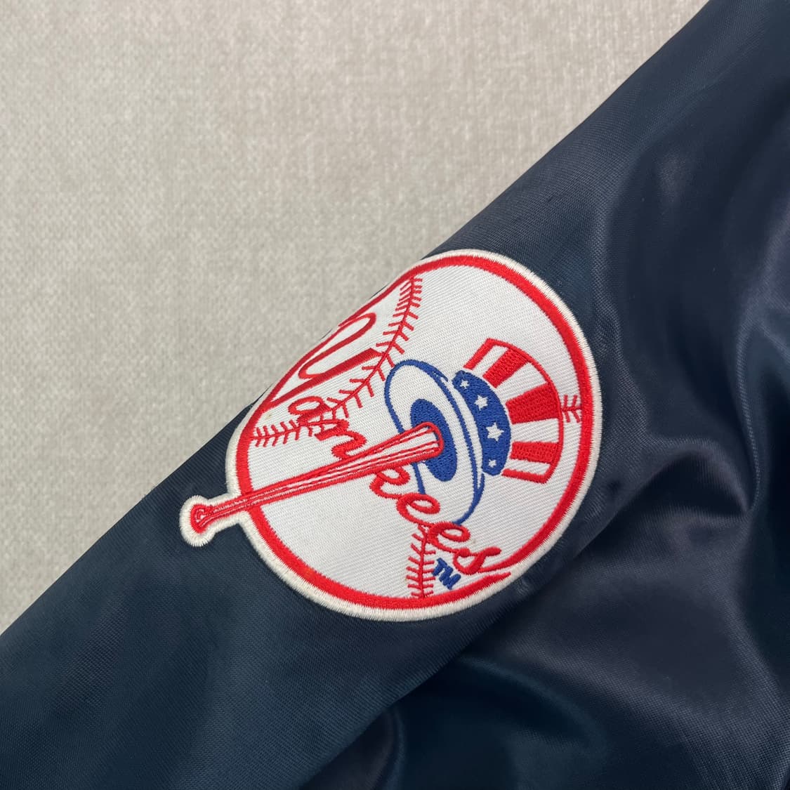 100 90s 마제스틱 일본판 뉴욕 양키즈 스타디움 바시티 자켓  상품이미지5