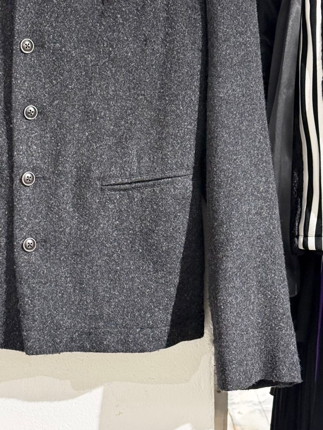 돌체 앤 가바나 차콜 라나버진울 테일러드 자켓  상품이미지5