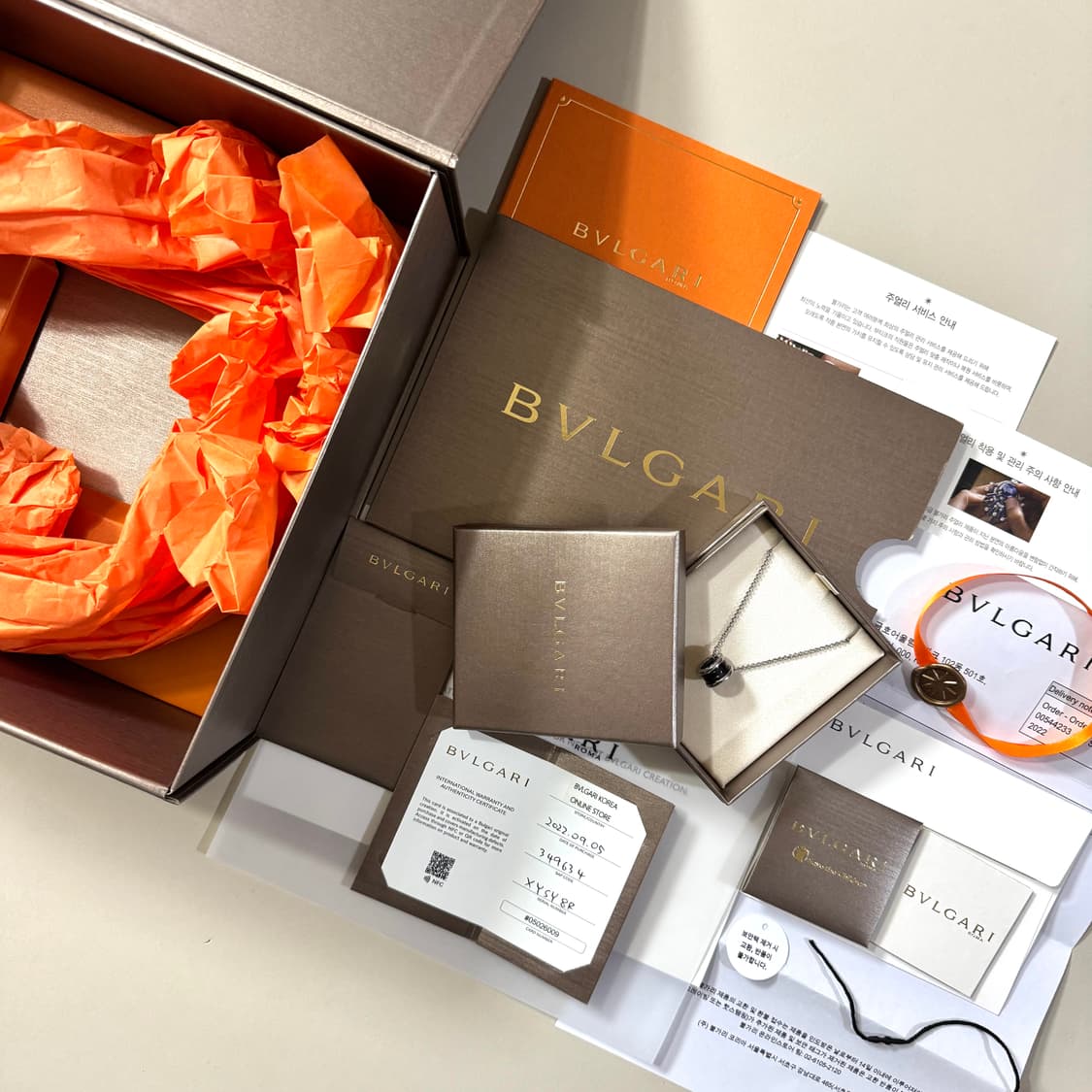 [백화점판/당일출고]불가리 세이브더칠드런 목걸이 상품이미지1