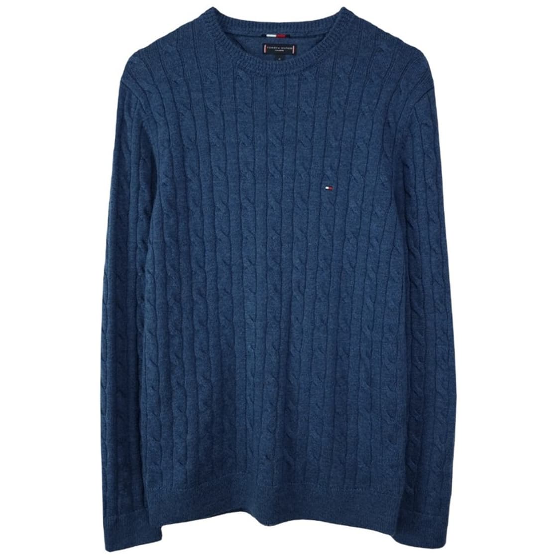 [타미힐피거] 로고 자수 케이블 꽈배기 니트 M19724 상품이미지2
