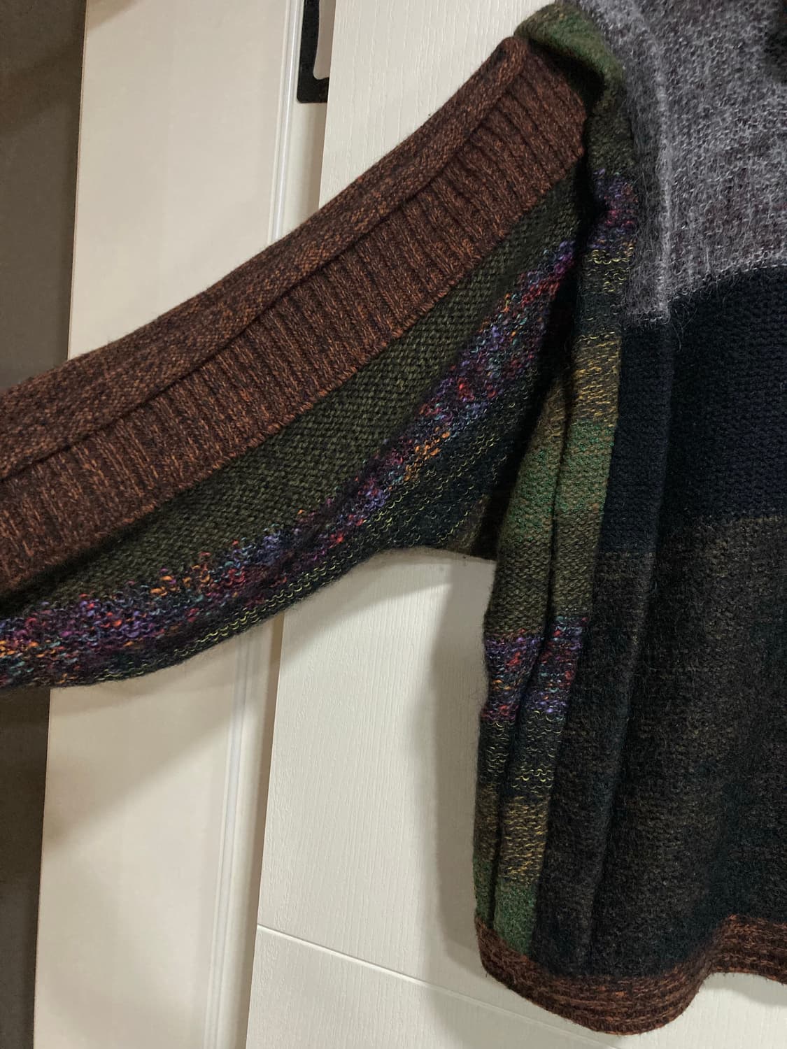 빈티지 3D 머플러 니트 상품이미지5