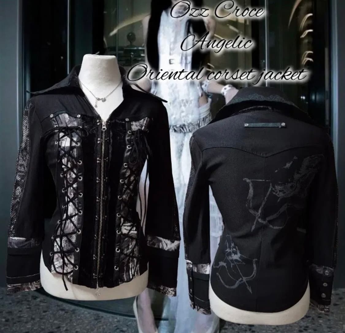 Ozz croce 오즈크로스 오즈온 오리엔탈 셔츠 롱슬리브 블랙 상품이미지1