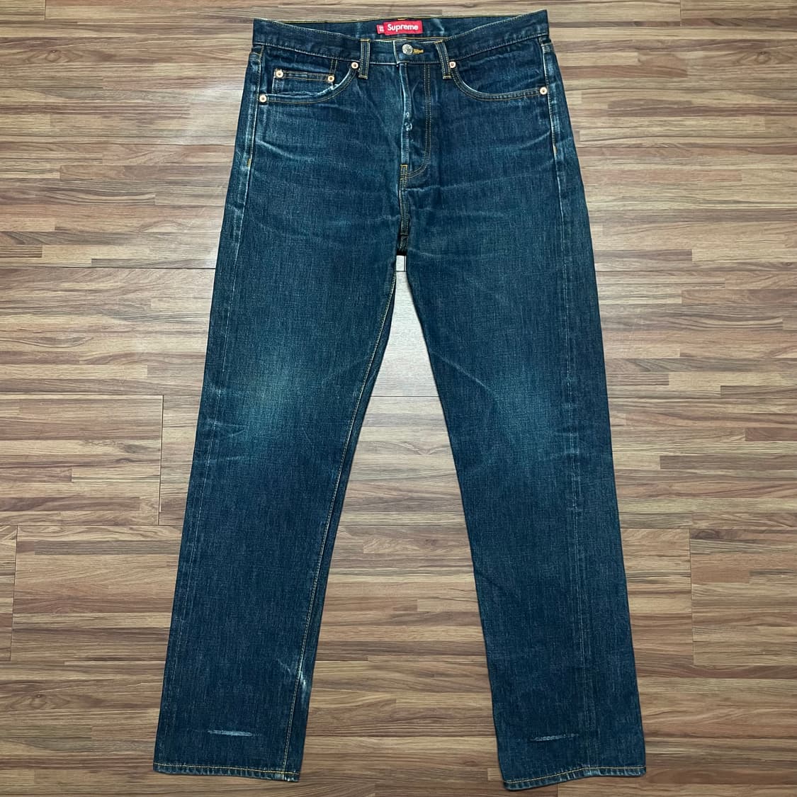 슈프림 미제 셀비지 스트레이트 일자 데님 청바지 32 (33) 상품이미지1