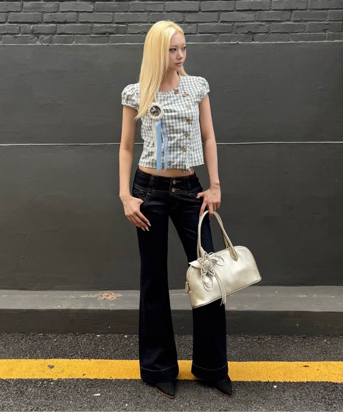 [새상품] 스컬프터 Rosetta Puff Shirt Scarlet M 상품이미지3