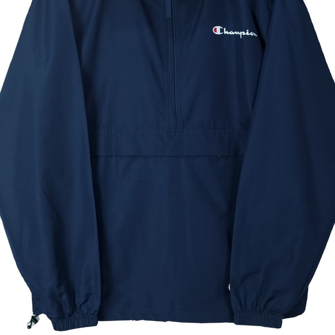 [챔피온] 로고 자수 후드 아노락 바람막이 네이비 M18410 상품이미지5