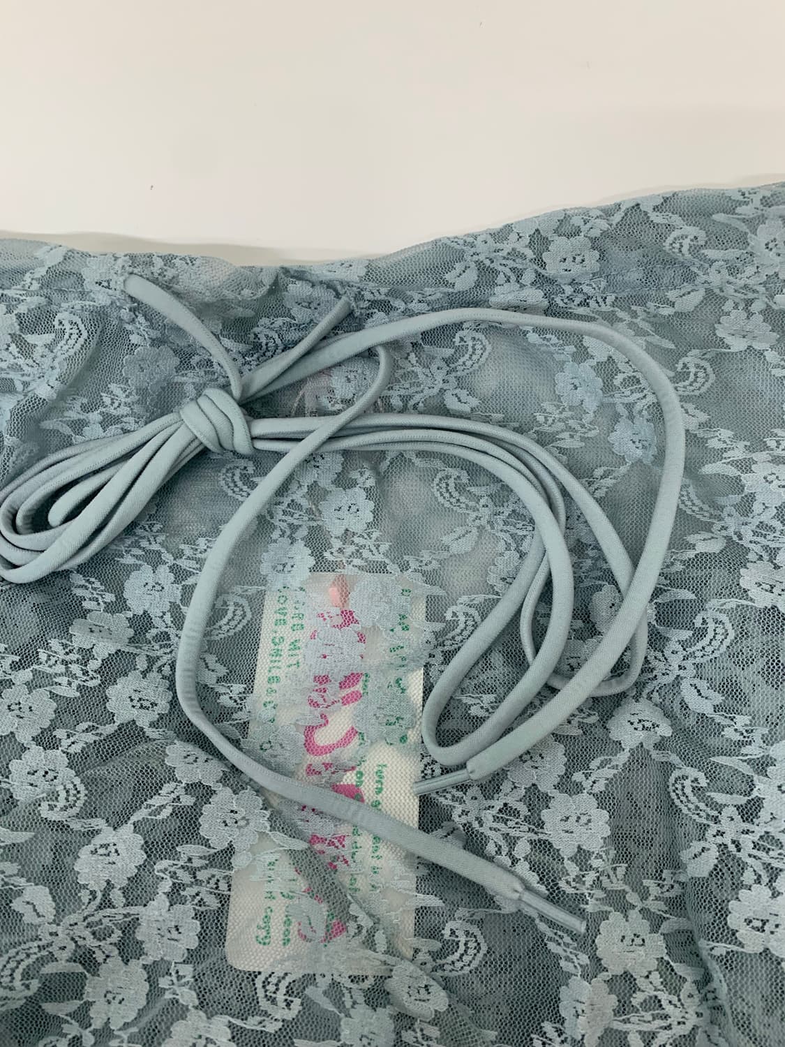 MINJIENA lace skirt bluegrey 상품이미지9